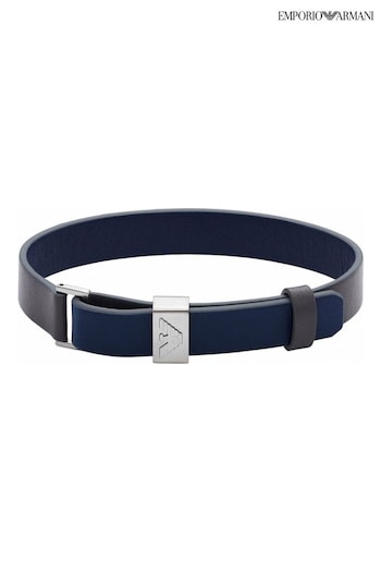 Emporio Armani Gents Blue Jewellery Bracelet (D85316) | £125