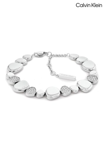 Calvin Klein Ladies Silver Tone Jewellery Enchant Fascinate Bracelet (D85349) | £139