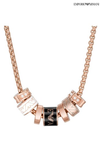 Emporio Armani Ladies Pink Jewellery Necklace (D85353) | £135