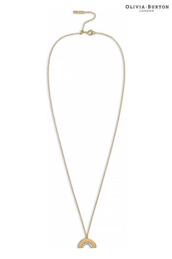 Olivia Burton Jewellery Ladies Gold Tone Rainbow Necklace (D85421) | £65
