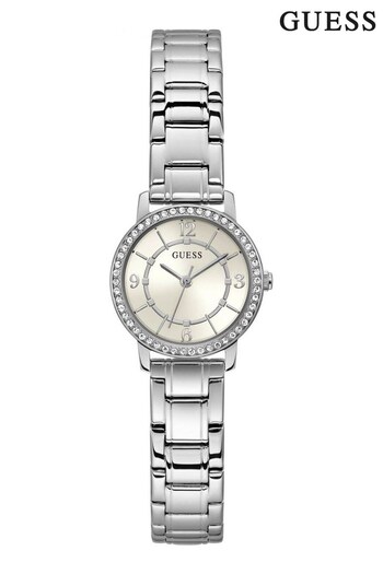 Guess J0BZ12 Ladies Silver Tone Melody Casual Life Watch (D85511) | £115