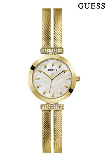 Guess Ladies Gold Tone Array Work Life Watch (D85518) | £149