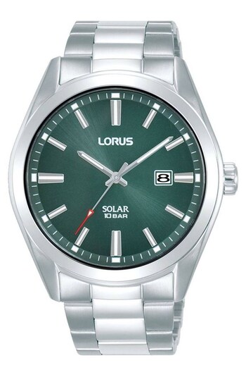 Lorus Gents Silver Tone Solar Watch (D85527) | £100