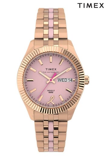 Timex Ladies Pink Heritage Collection Watch (D85852) | £135