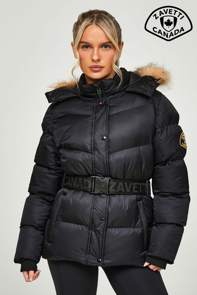 Zavetti canada coat womens black 2025