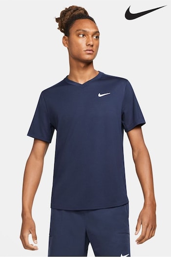 Nike nero Dri-FIT Court Victory Tennis T-Shirt (D86057) | £37.99