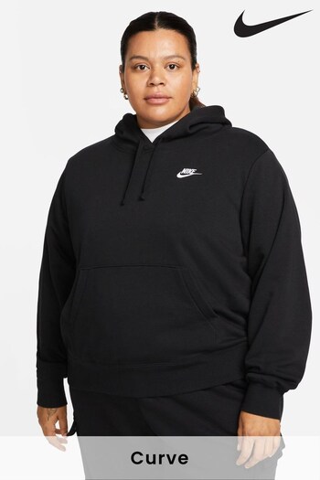 Nike rain Black Curve Club Fleece Pullover Hoodie (D86148) | £60