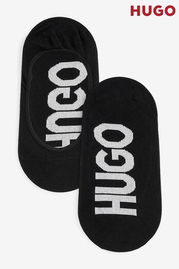 HUGO Invisible W Socks Black 2 Packs (D86207) | £12