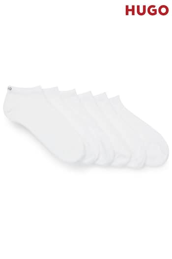 HUGO Uni Socks White 6 Packs (D86210) | £28