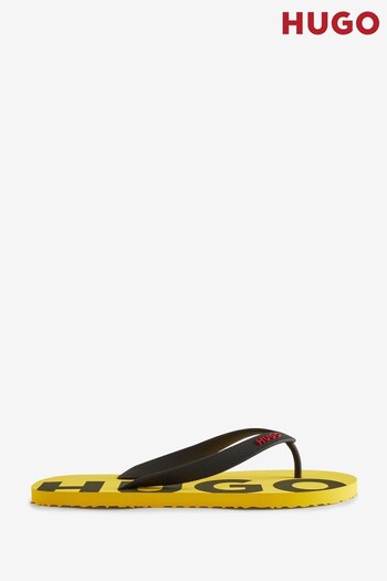HUGO Yellow Arvel Sandals (D86264) | £39