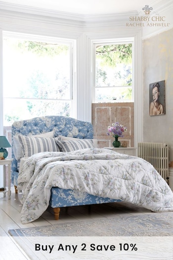 Shabby Chic by Rachel Ashwell® Blue Chantry Bed (D86544) | £550 - £650