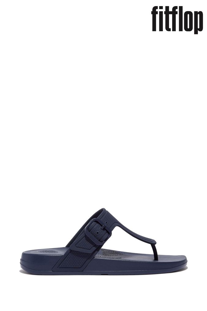 Navy blue fitflops on sale
