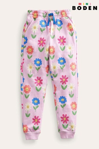 Boden Purple Printed Joggers (D86615) | £25 - £29