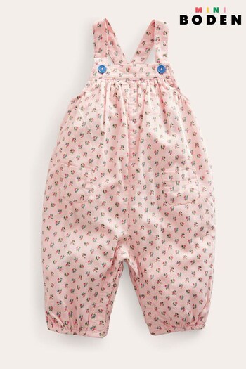 Boden Pink Woven Dungarees (D86638) | £29 - £31