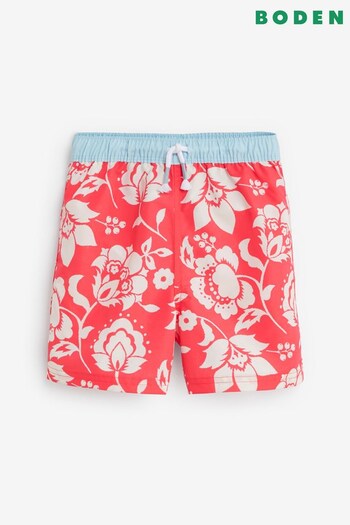 Boden Red Swim Shorts (D86650) | £19 - £21