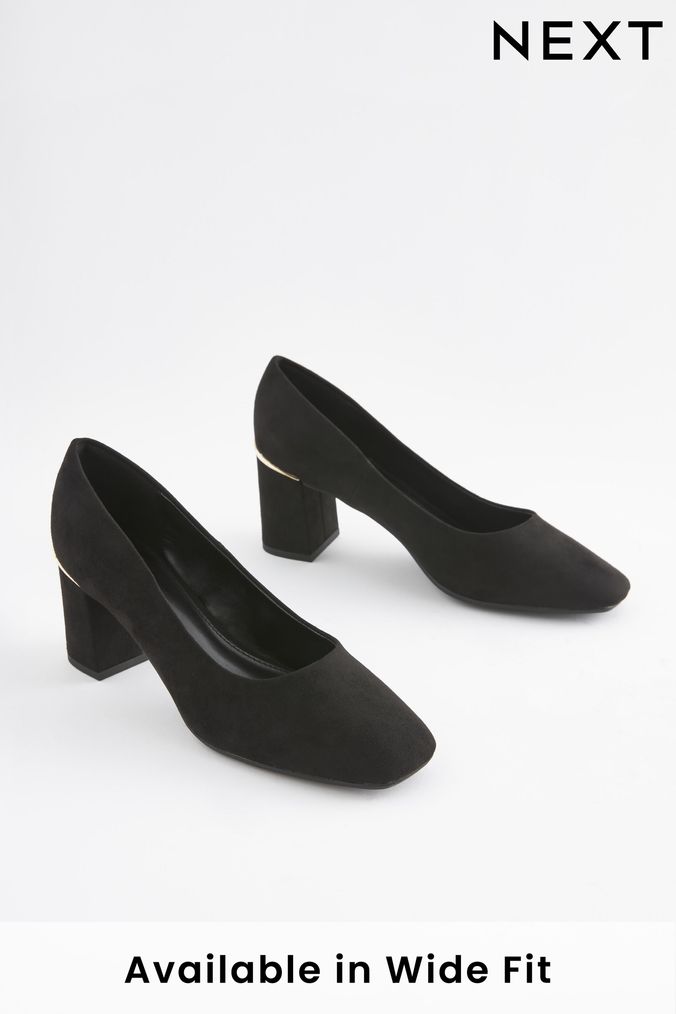 Pkkart black block heels discount