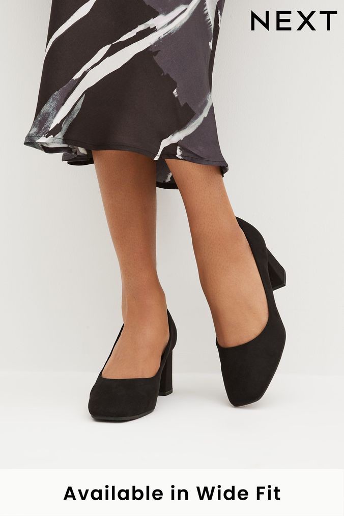 Black Court Shoes for Women Next Official Site