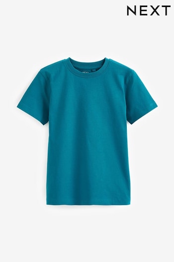 Blue Deep Teal Cotton Short Sleeve T-Shirt (3-16yrs) (D86786) | £3.50 - £6.50