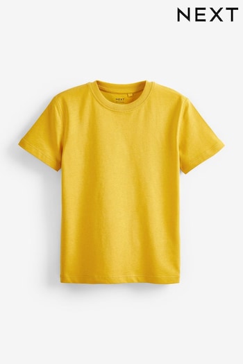 Bright Yellow Short Sleeve T-Shirt (3-16yrs) (D86787) | £3.50 - £6.50