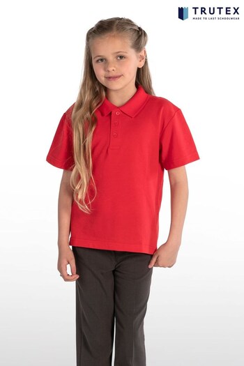 Trutex Red School Polo Shirt (D86800) | £11 - £14