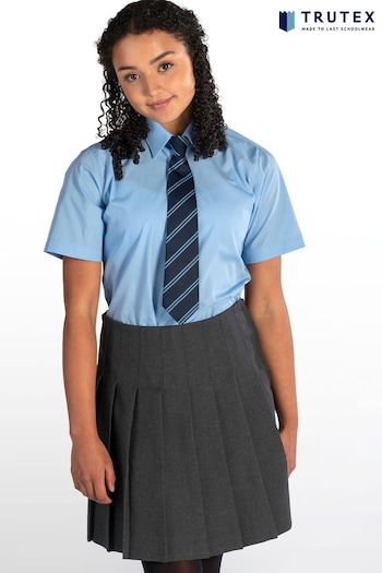 Trutex Senior Girls Permanent Pleats School Skirt (D86804) | £24 - £27