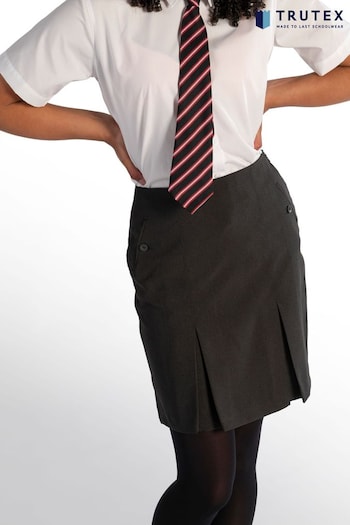 Trutex Senior Girls Twin Pleats School Skirt (D86806) | £21 - £24