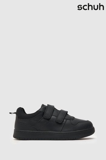 Schuh Black Machine Strap Shoes (D86933) | £26