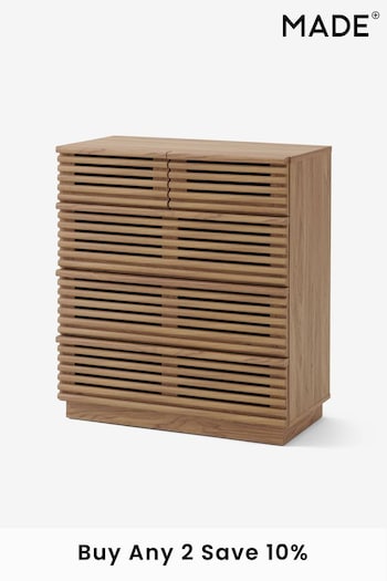MADE.COM Oak Effect Tulma 5 Drawer Multi Thinking of You (D86967) | £375