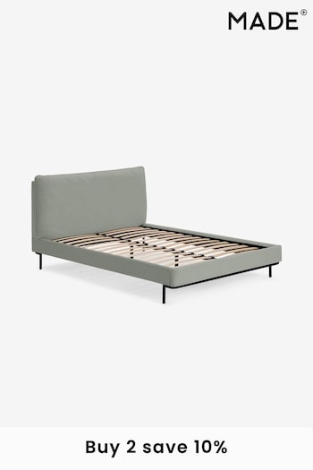 MADE.COM Sage Green Harlow Bed Frame (D87006) | £599 - £799
