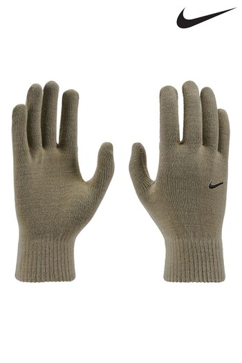 Nike Green Swoosh Knit Gloves 2.0 (D87016) | £14
