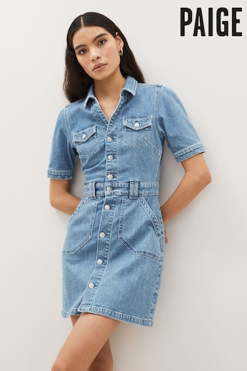 Paige Blue Mayslie Denim Mini Dress (D87039) | £260