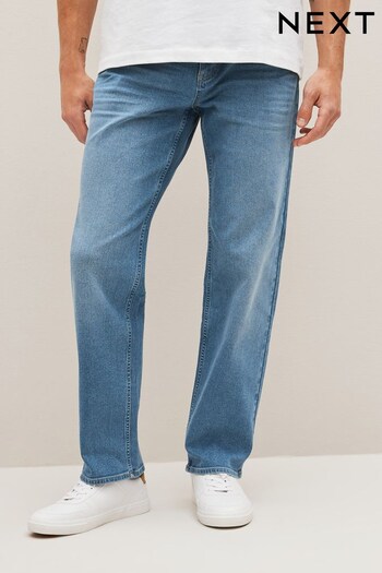 Light Blue Straight Essential Stretch Jeans (D87198) | £22