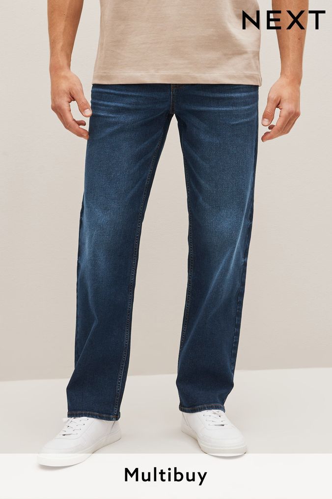 Men s Straight Fit Jeans Slim Straight Cut Jeans Next