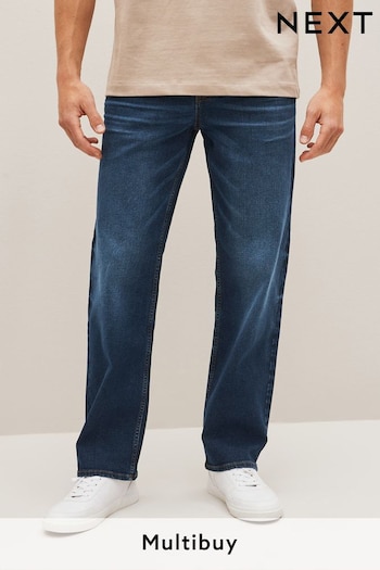 Mid Blue Straight Essential Stretch Elisabetta Jeans (D87199) | £20