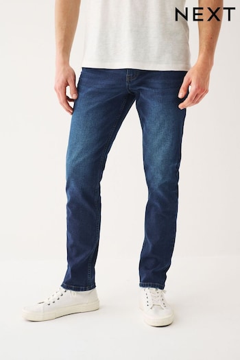 Mid Blue Essential Stretch Slim Fit Jeans (D87205) | £22
