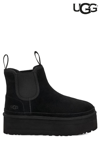 UGG Black Neumel Platform Chelsea Boots (D87262) | £155