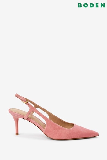 Boden Pink Cut-Out Slingback Heels (D87389) | £120