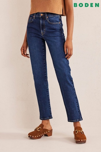 Boden Blue Mid Rise Slim Jeans (D87408) | £80