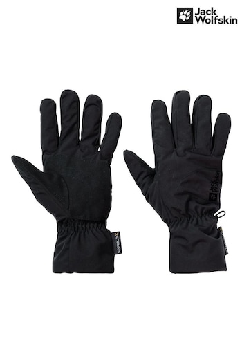 Jack Wolfskin Highloft Black Gloves (D87514) | £45
