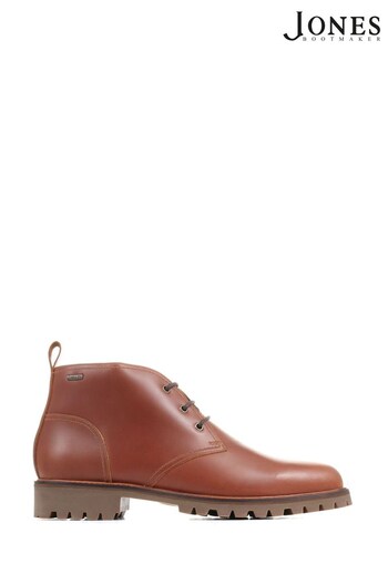 Jones Bootmaker Hamish Waterproof Leather Chukka Brown Boots (D87528) | £149