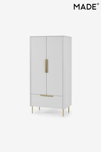 MADE.COM Grey Ebro Double Wardrobe (D87750) | £799