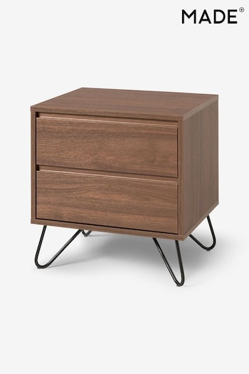 MADE.COM Wood Elona Bedside Table (D87754) | £249