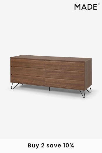 MADE.COM Wood Elona Wide Chest of Drawers (D87837) | £699
