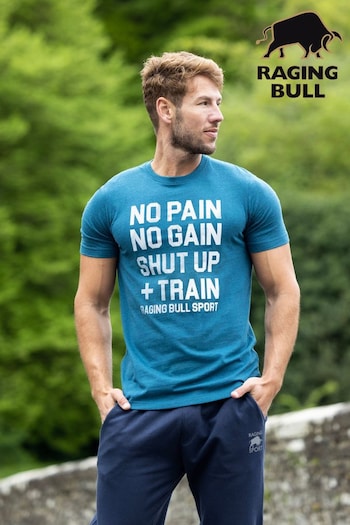 Raging Bull Blue Sport No Pain T-Shirt (D87851) | £13.50 - £14.50