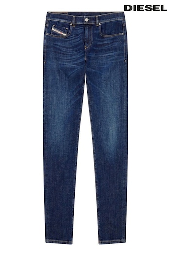 Diesel Mid Blue Denim DStrukt Slim Fit Jeans (D87861) | £160