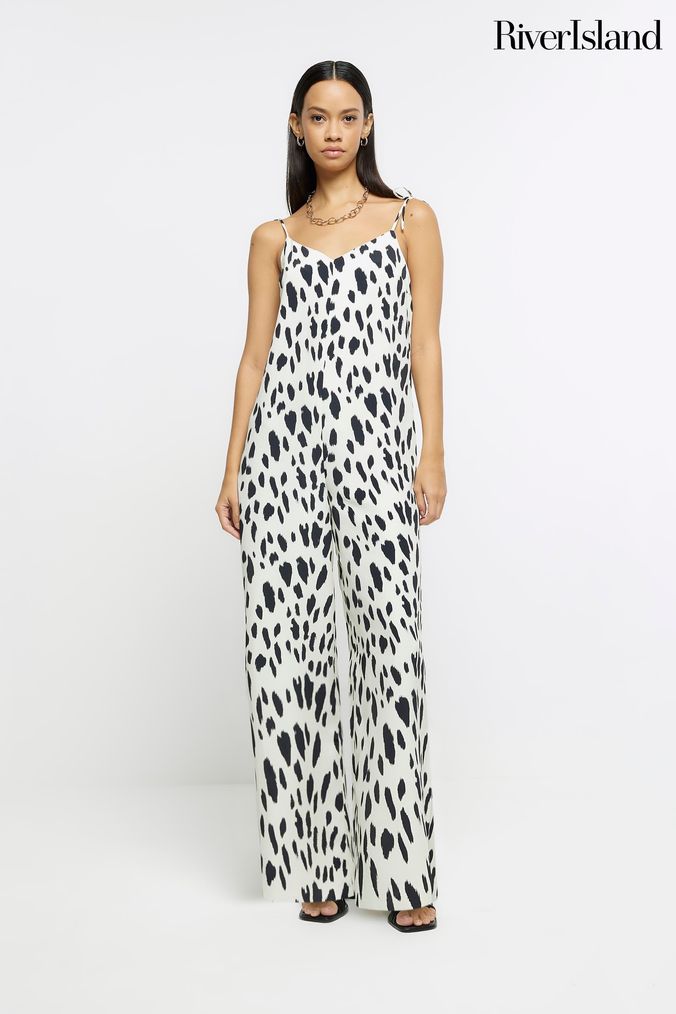 River island leopard jumpsuit new arrivals
