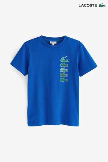 Lacoste st10157 Blue Holiday Icons Children T-Shirt (D88016) | £25 - £40