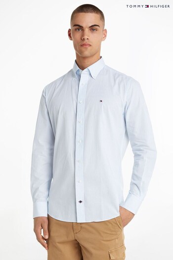 Tommy Hilfiger Blue Essential Stripe Shirt (D88059) | £85