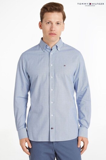 Tommy little Hilfiger Blue Oxford Check Shirt (D88060) | £85