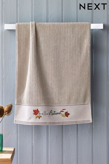 Natural Autumn Towel (D88131) | £10